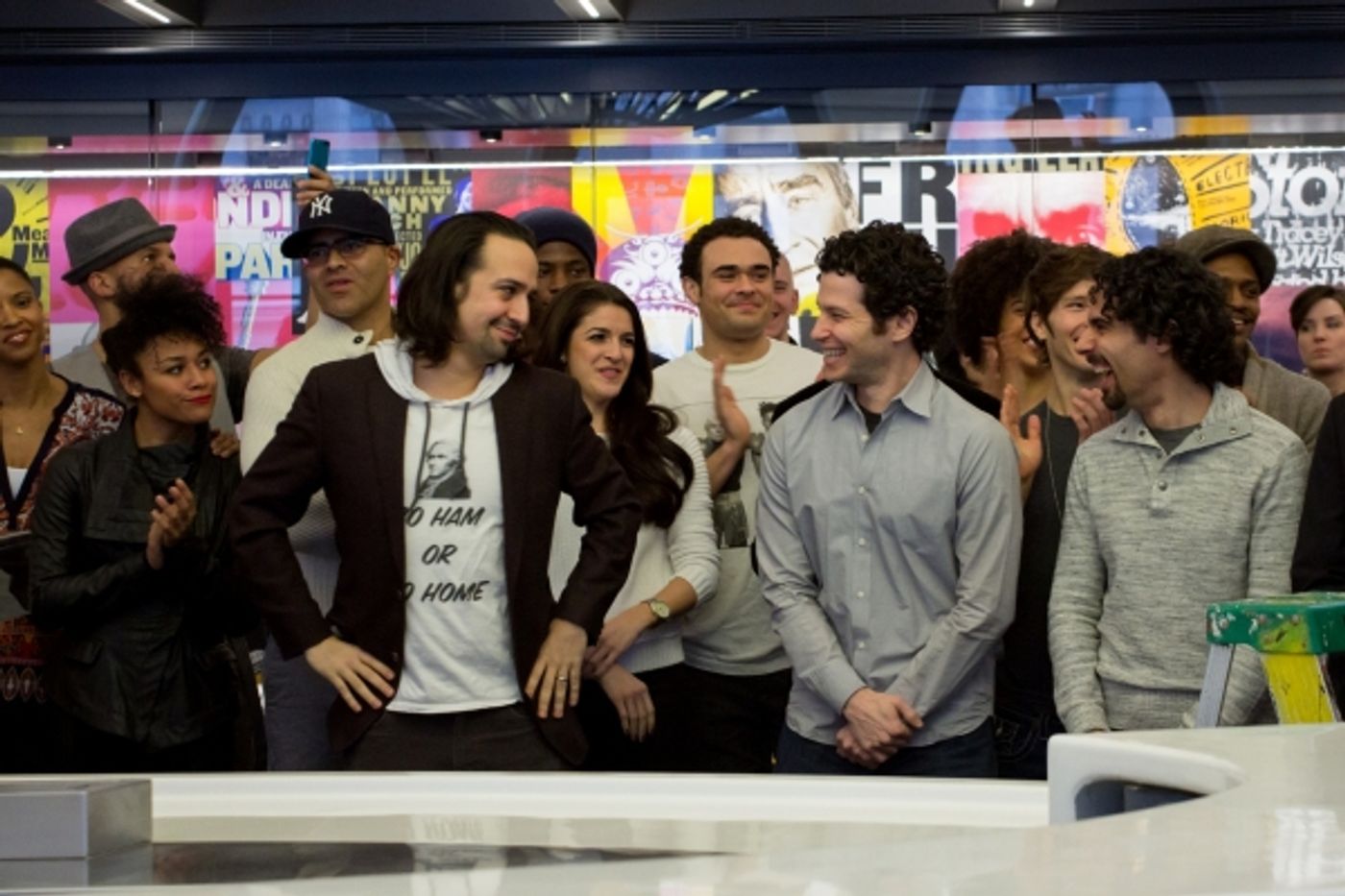 Photo Coverage: HAMILTON Cast Celebrates Broadway Transfer at the Public Theater!  Image