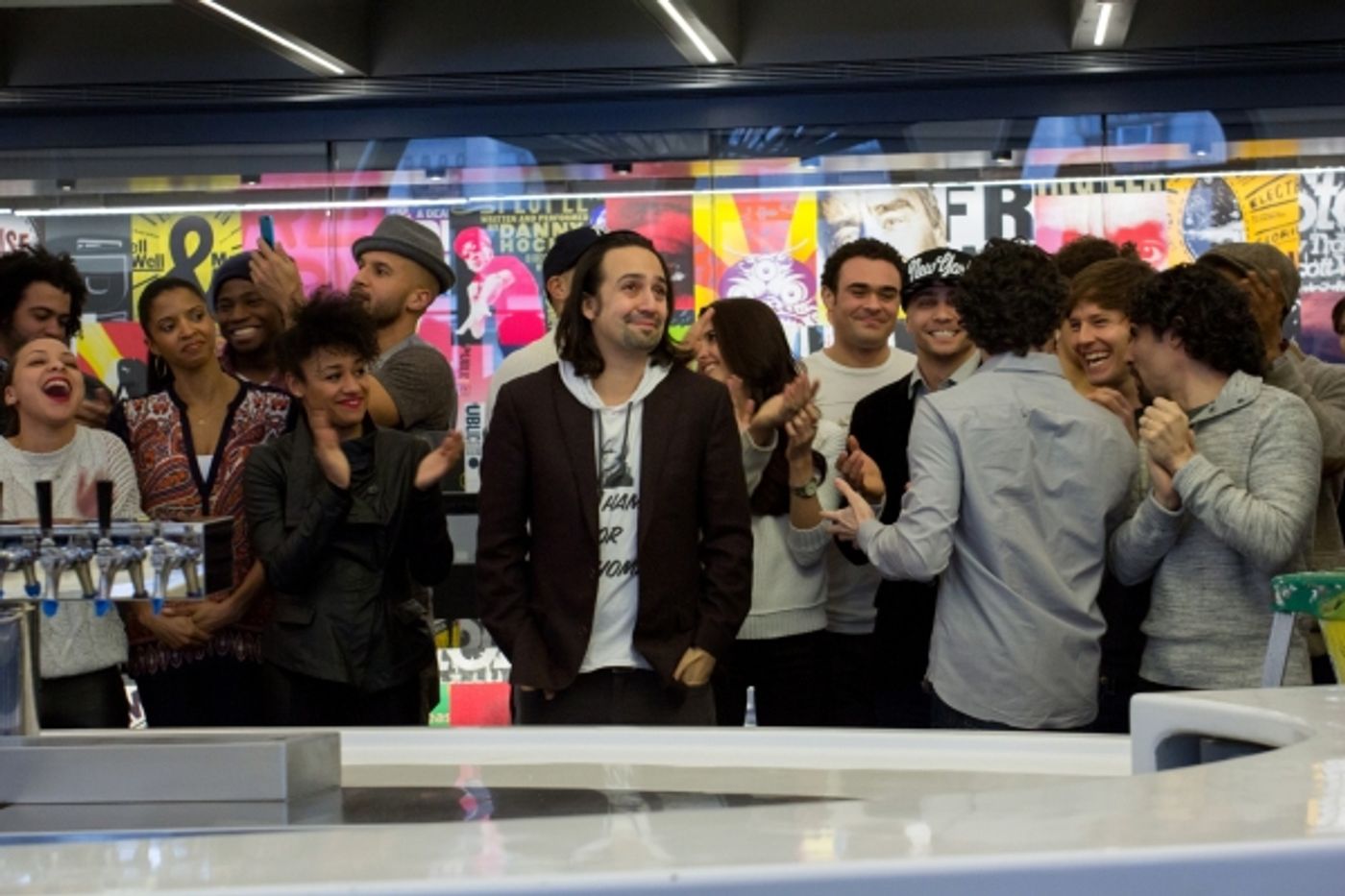 Photo Coverage: HAMILTON Cast Celebrates Broadway Transfer at the Public Theater!  Image