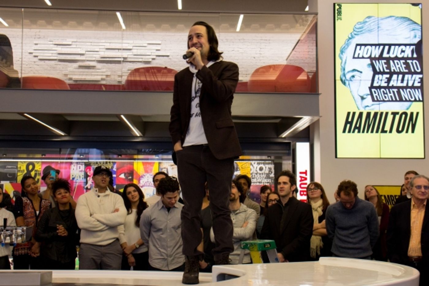 Photo Coverage: HAMILTON Cast Celebrates Broadway Transfer at the Public Theater!  Image