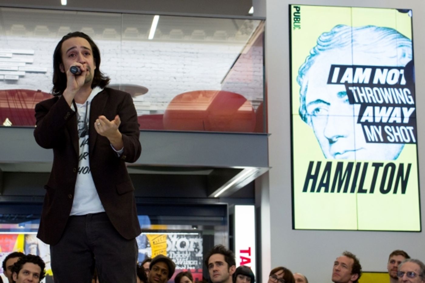 Photo Coverage: HAMILTON Cast Celebrates Broadway Transfer at the Public Theater!  Image