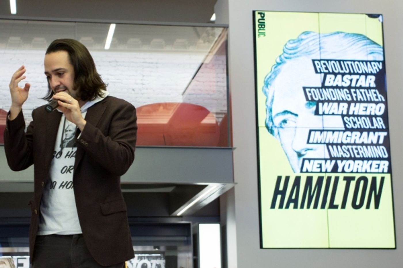 Photo Coverage: HAMILTON Cast Celebrates Broadway Transfer at the Public Theater!  Image