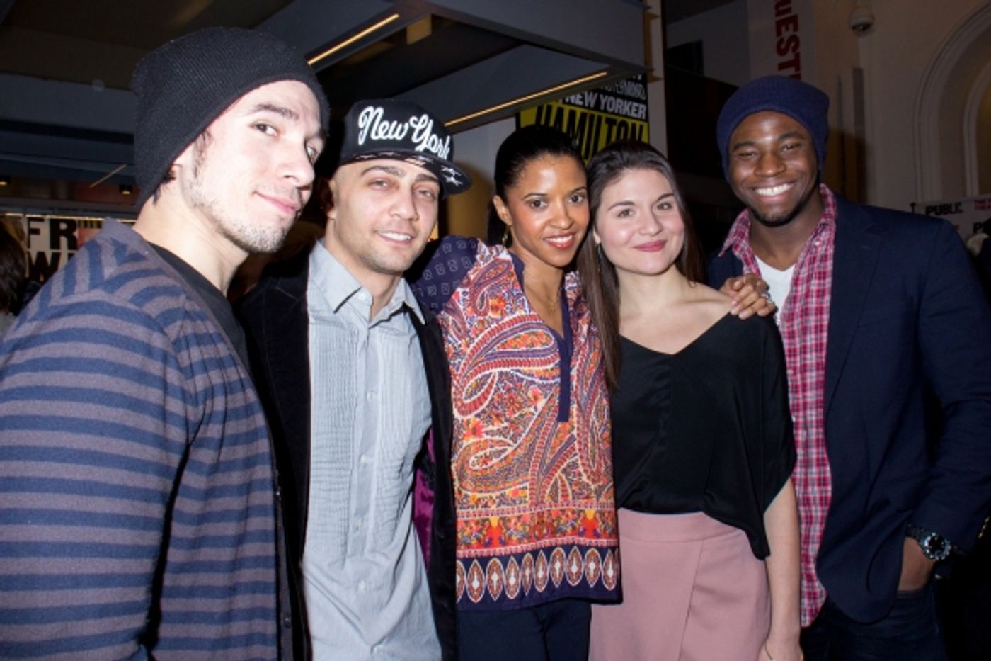 Photo Coverage: HAMILTON Cast Celebrates Broadway Transfer at the Public Theater!  Image