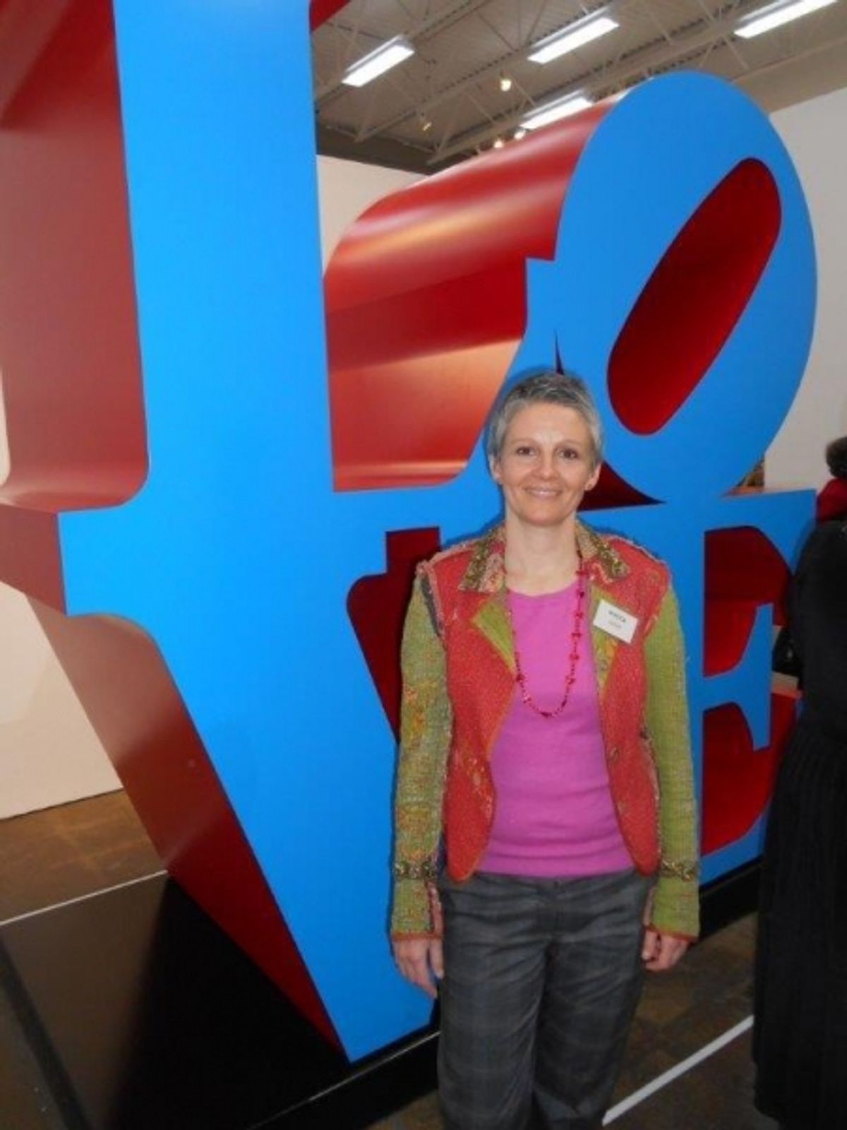 HVCCA Deputy Director Emma Tamburlini at First Look at Hudson Valley Center for Contemporary Art's Exhibition, LOVE: THE FIRST OF THE 7 VIRTUES