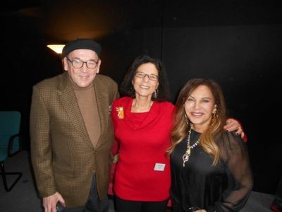 Edward Callaghan, Livia Straus and Carole Feuerman Photo