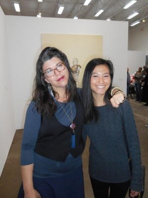 Artists Lea Donnan and  Xinran Yuan Photo