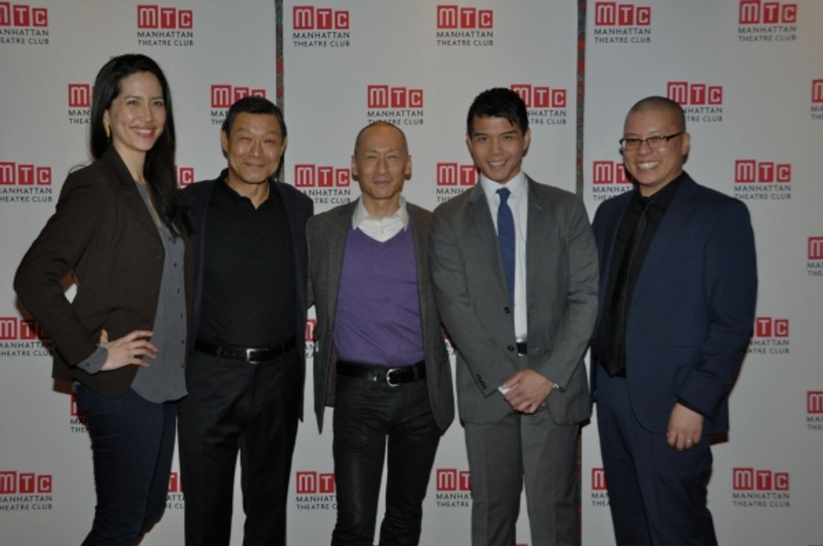 Frances Ya-Chu Cowhig, James Saito, Frances Ju, Telly Leung and Eric Ting (Director) at 