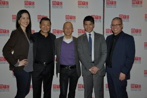 Frances Ya-Chu Cowhig, James Saito, Frances Ju, Telly Leung and Eric Ting (Director) Photo