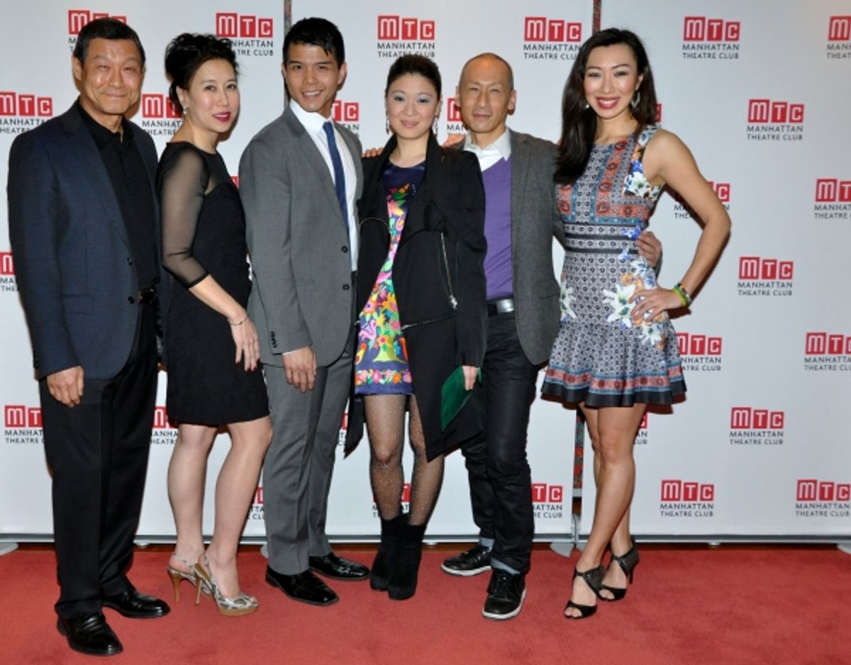 James Saito, Sue Jin Song, Telly Leung, Jennifer Lim, Frances Jue and Jo Mei at 