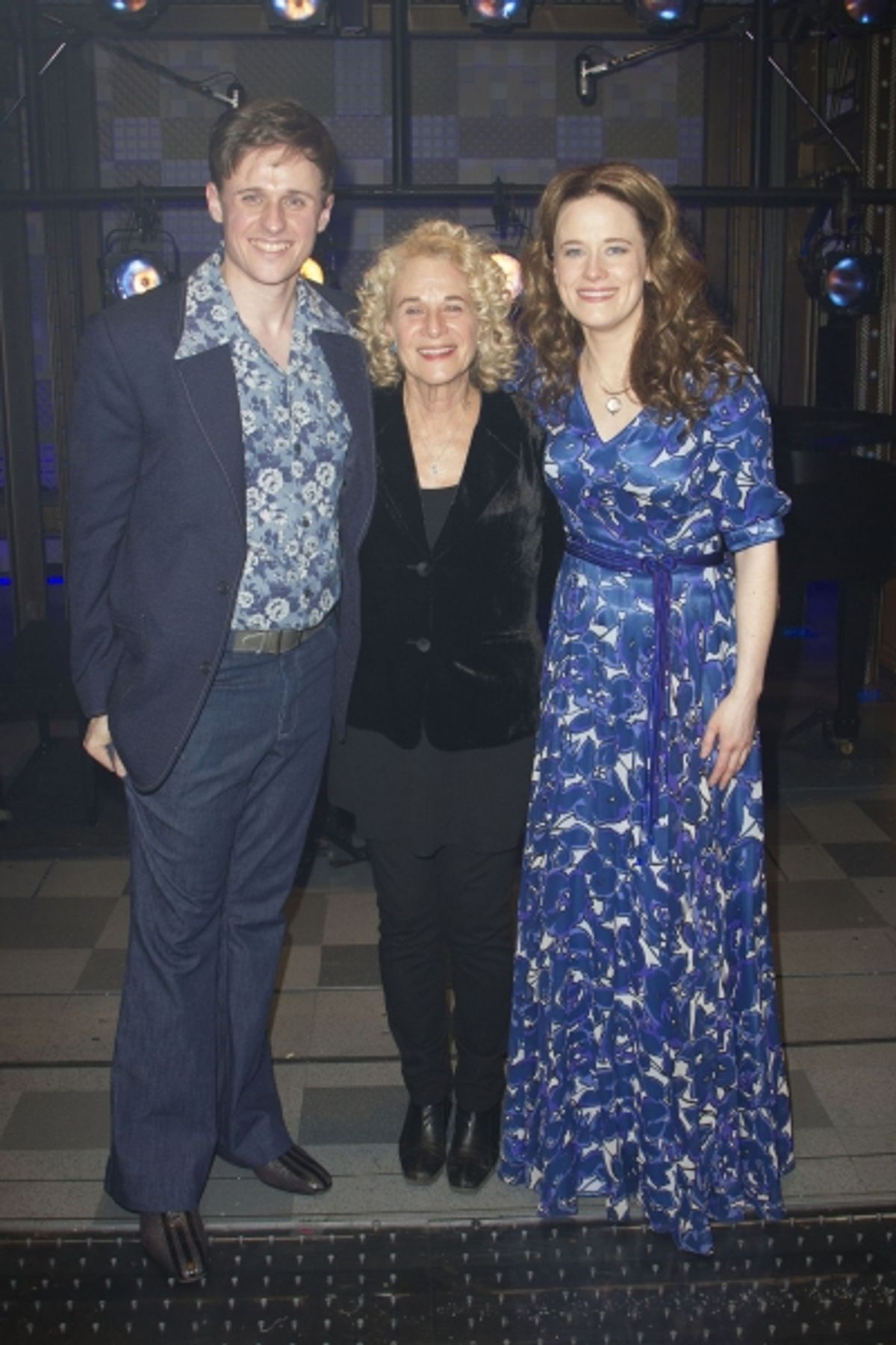 Alan Morrissey, Katie Brayben and Carole King at 