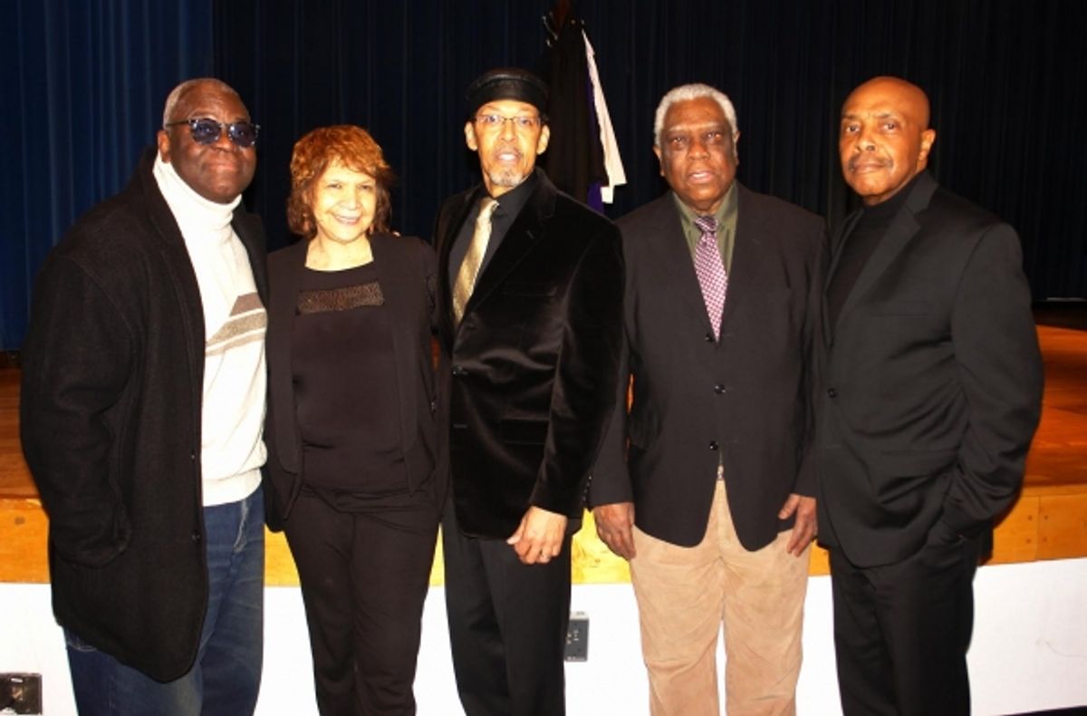 Voza Rivers, Trezana Beverley, Peter J. Fernandez, Woodie King and Roscoe Orman at 