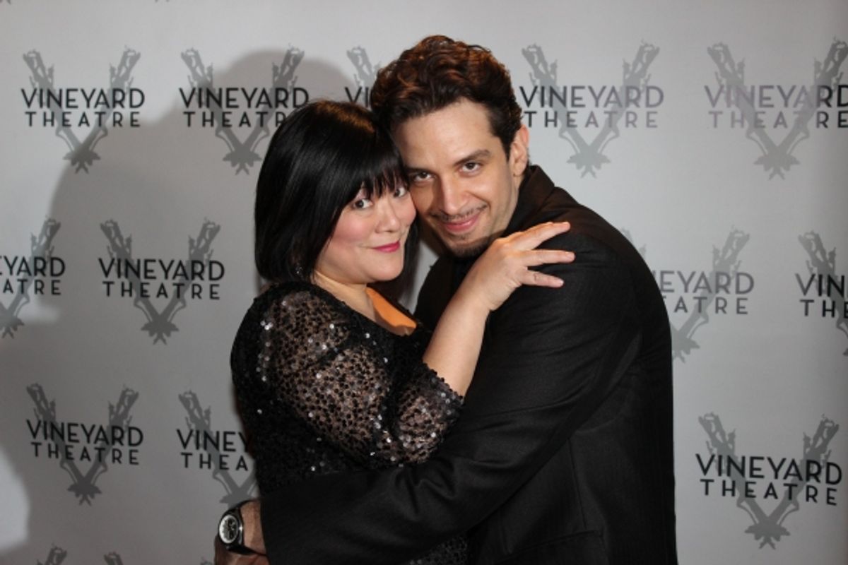 Ann Harada and Nick Cordero at 