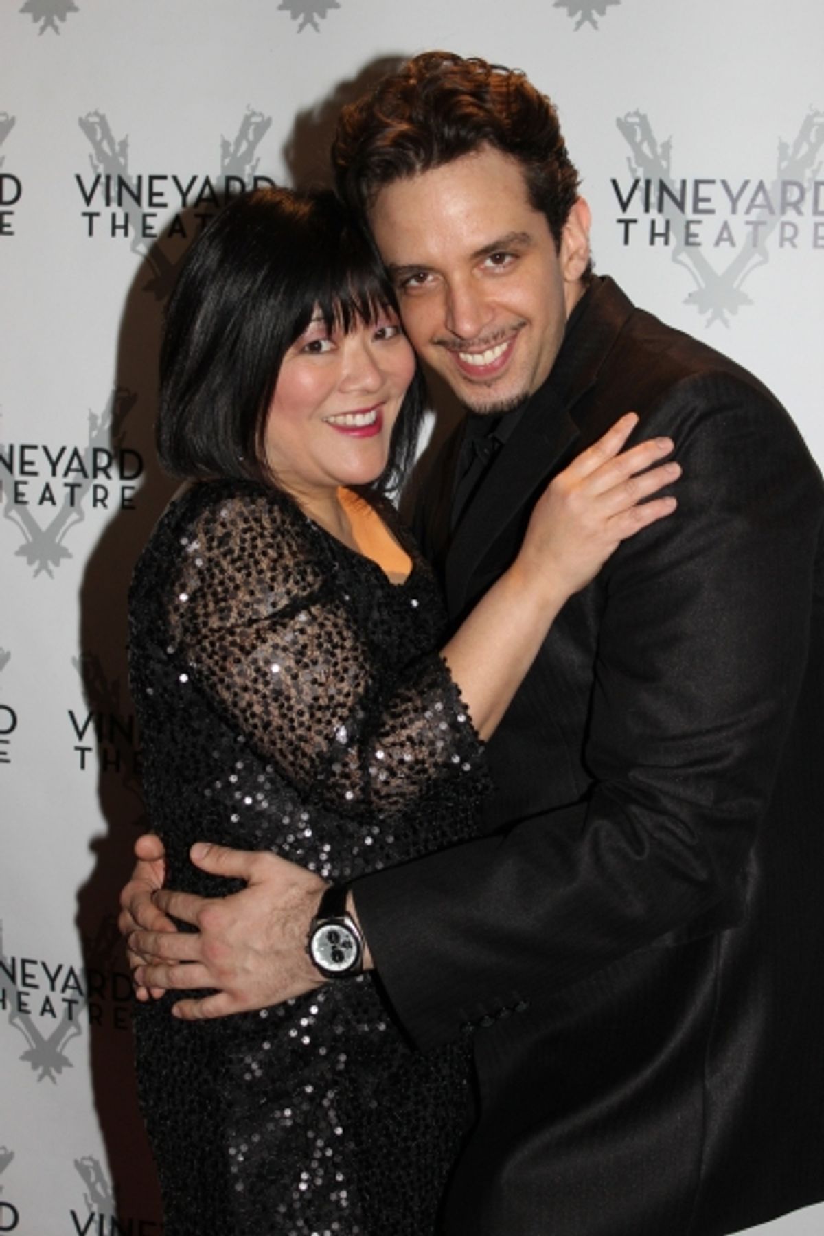 Ann Harada and Nick Cordero at 