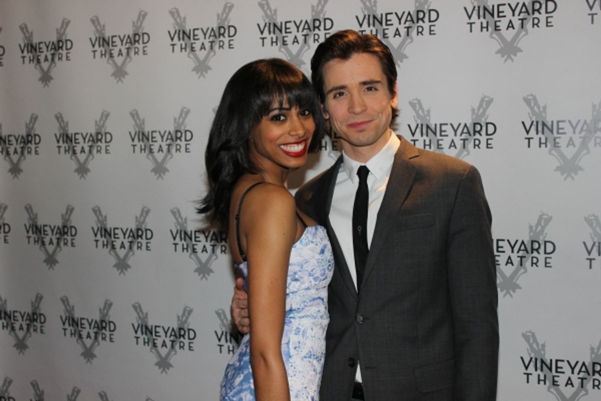 Nicolette Robinson and Matt Doyle at 