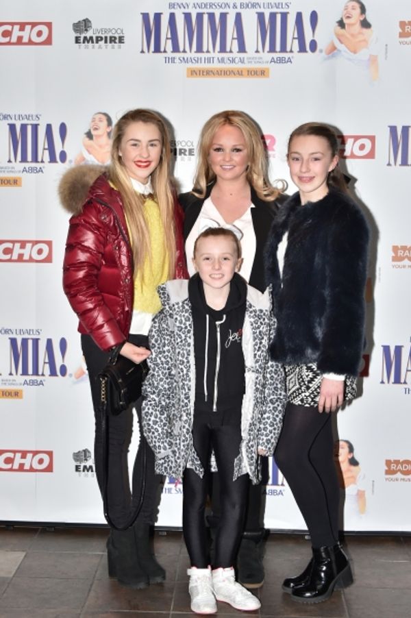 Jennifer Ellison, Sam Dennis, Alea Simpson, Eleiyah Navisat Photo