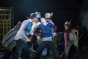 Jeffry Denman (Michael), Bobby Smith (Ensemble), Jake Winn (Luke), Parker Drown (Ensemble), and Laura Darrell (Ensemble) @ BroadwayWorld Jeffry Denman (Michael), Bobby Smith (Ensemble), Jake Winn (Luke), Parker Drown (Ense Photo