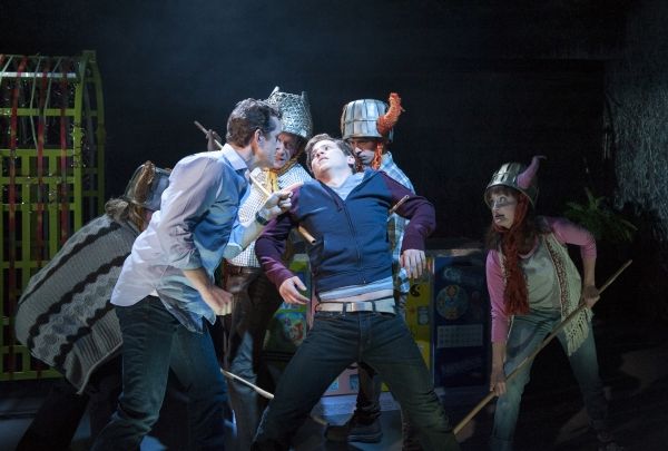 Jeffry Denman (Michael), Bobby Smith (Ensemble), Jake Winn (Luke), Parker Drown (Ense Photo