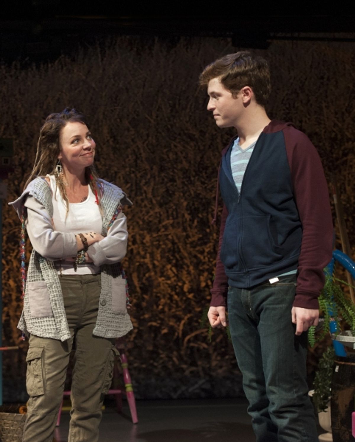 Sarah Litzsinger (Emily) and Jake Winn (Luke)  at 