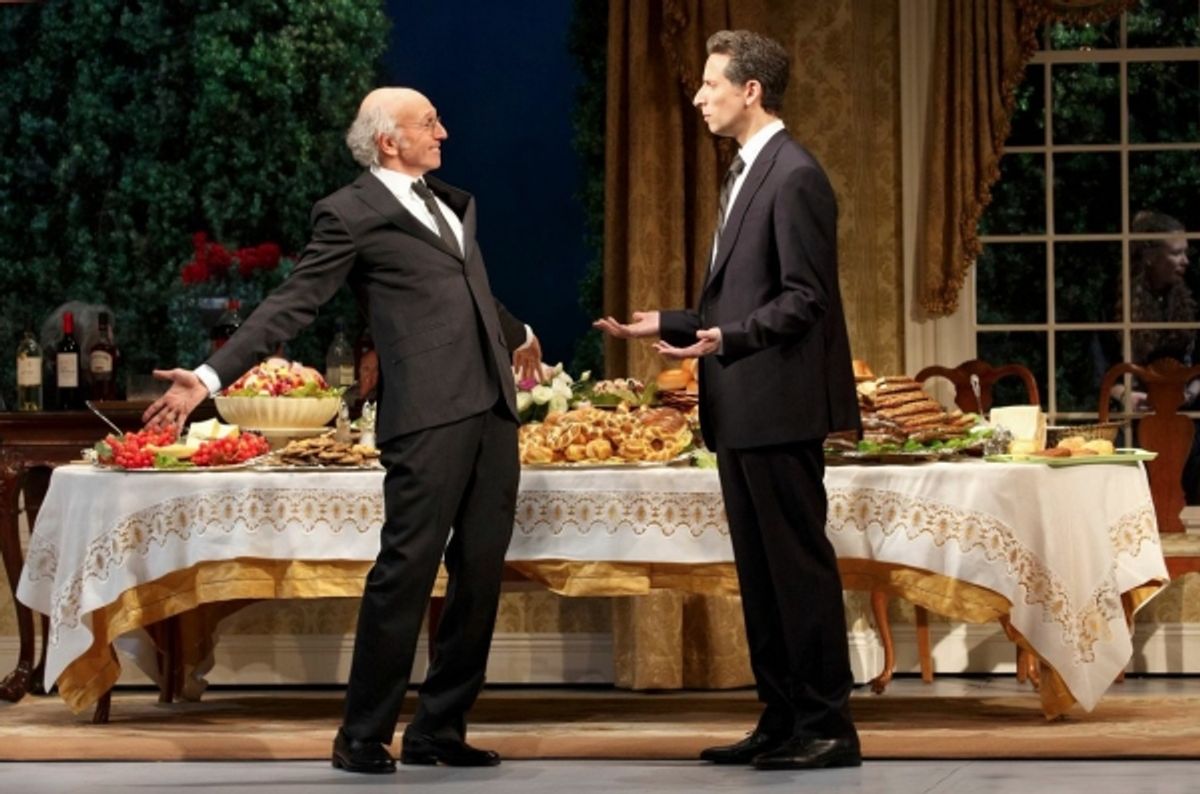 Larry David and Ben Shenkman at 