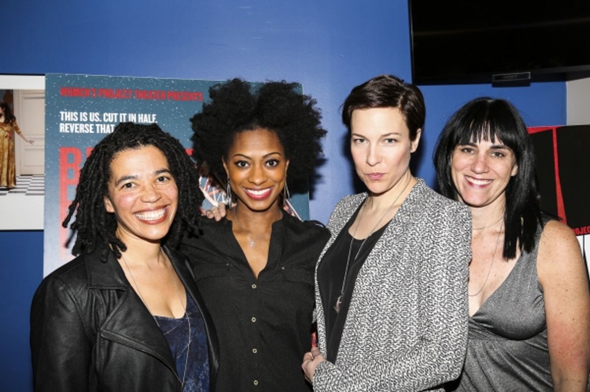 Tanya Barfield, Rachael Holmes, Rebecca Henderson and Leigh Silverman at 