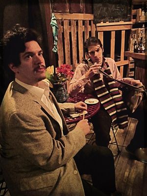 Matthew Chavez (as Albert Einstein); Sean Marciniak (as Pablo Picasso) Photo