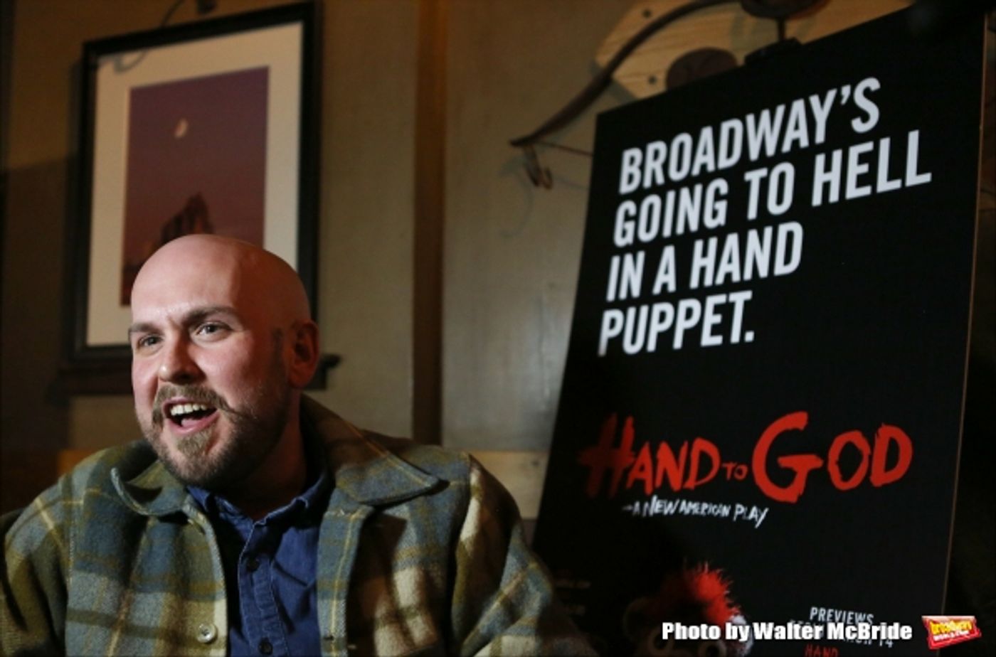 Photo Coverage: Tyrone's Back! Meet the Company of HAND TO GOD on Broadway!  Image