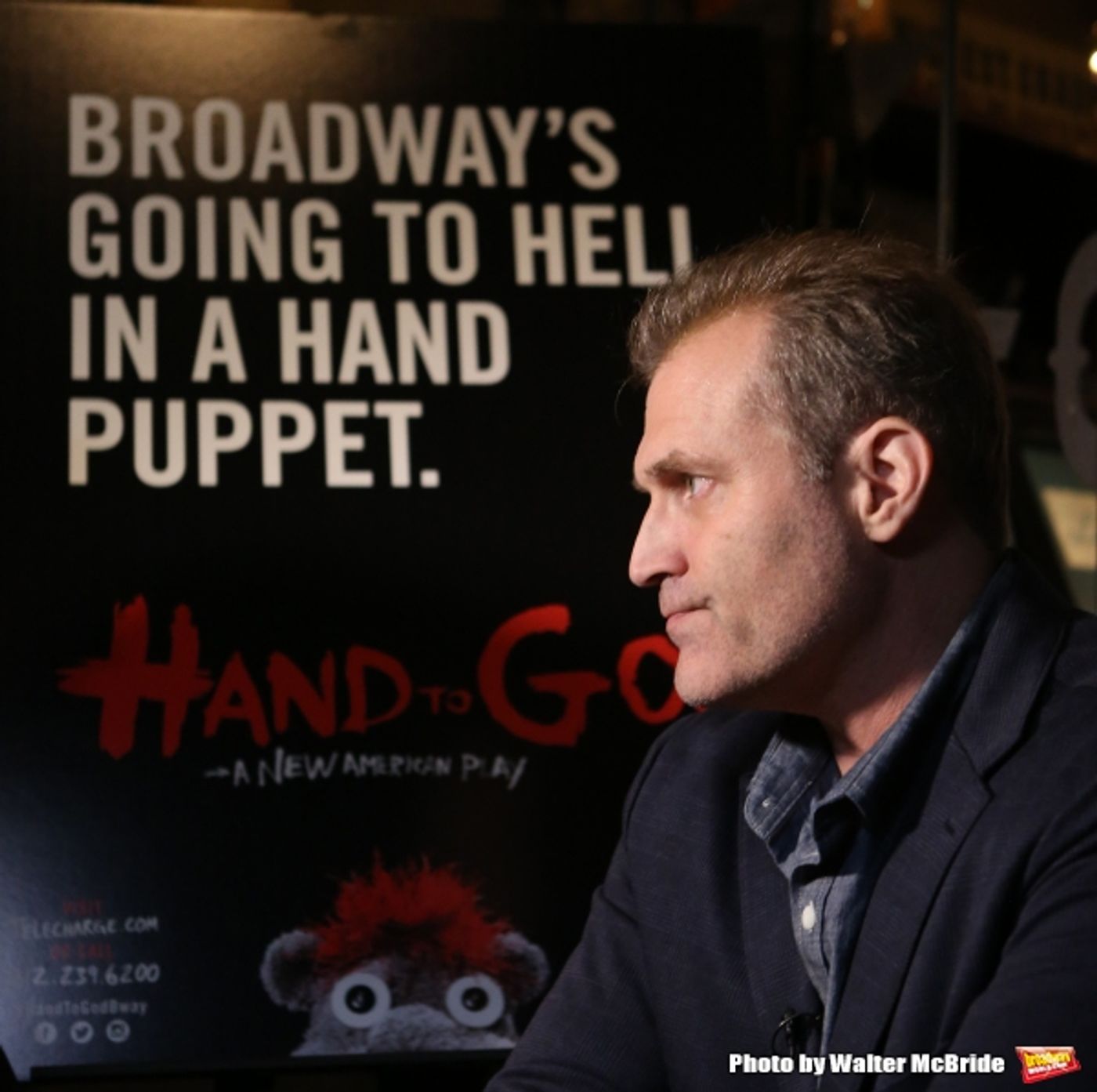 Photo Coverage: Tyrone's Back! Meet the Company of HAND TO GOD on Broadway!  Image