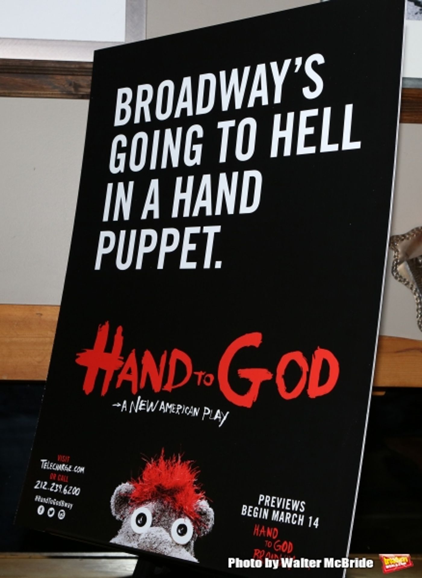 Photo Coverage: Tyrone's Back! Meet the Company of HAND TO GOD on Broadway!  Image