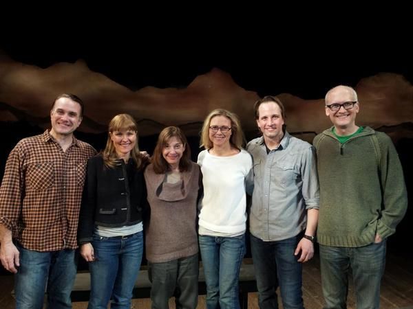 Ted Koch, Kelly McAndrew, Beth Henley, Tracy Middendorf, Todd Lawson and Jeff Talbott Photo