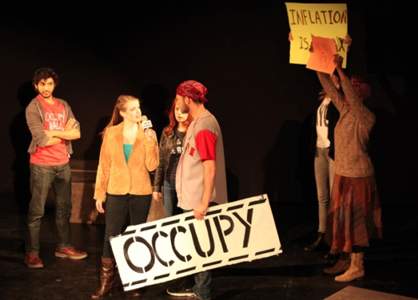 Photo Flash: First Look at New Musical ZUCCOTTI PARK, Directed by Luis Salgado Photo Flash: First Look at New Musical ZUCCOTTI PARK, Directed by Luis Salgado Image