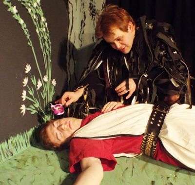 Andrew James Gordon (sleeping) and Wren Workman Photo
