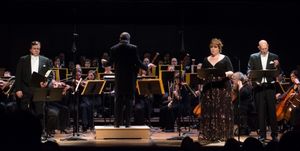 Robert Dean Smith, Maestro Antony Walker, Marjorie Owens, Tom Fox Photo