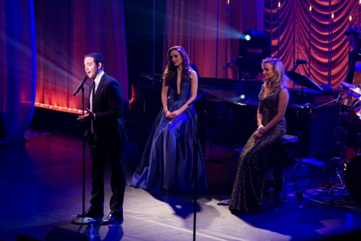 Santino Fontana, Laura Osnes, Betsy Wolfe at 