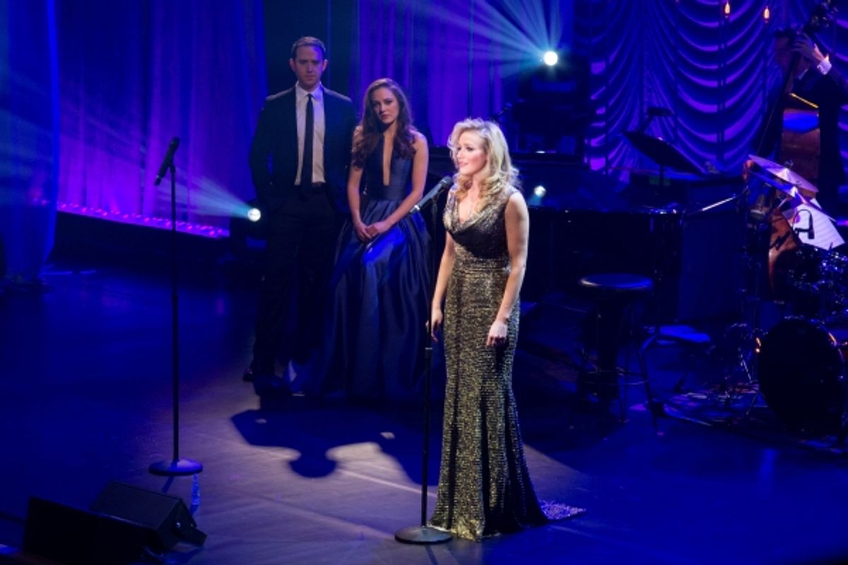 Santino Fontana, Laura Osnes, Betsy Wolfe at 