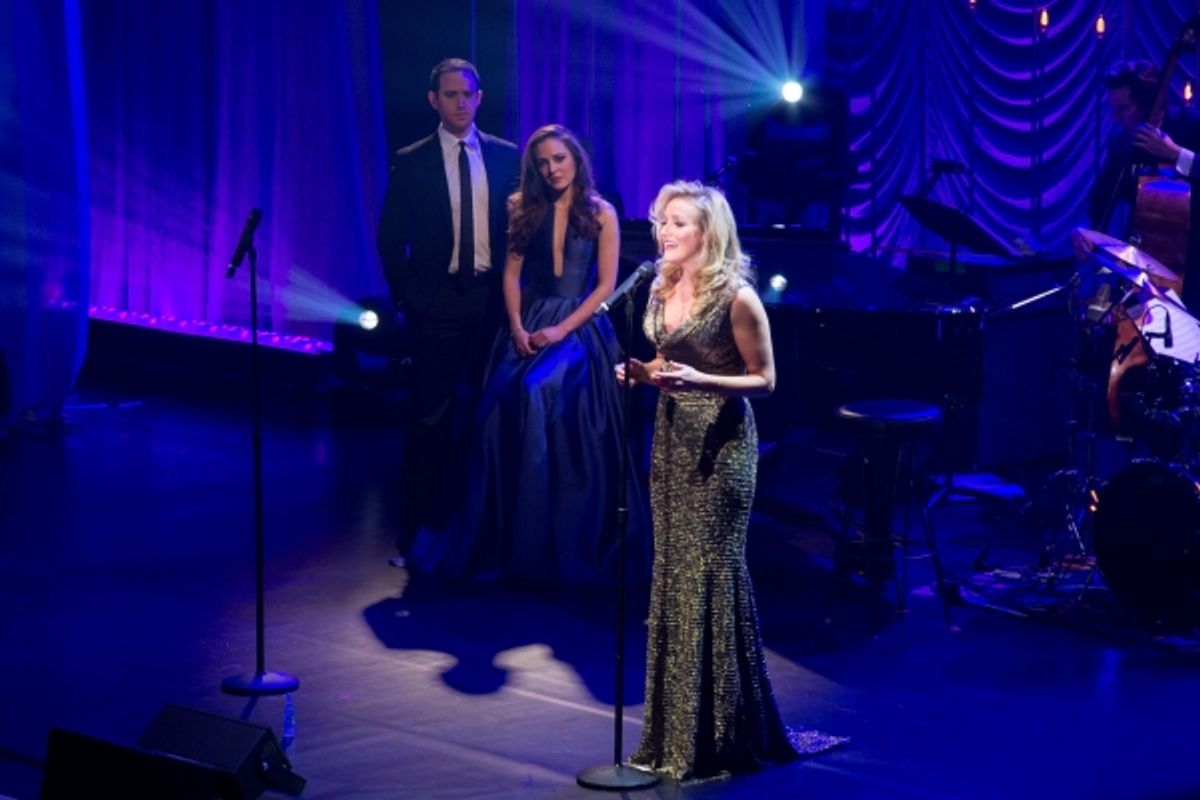 Santino Fontana, Laura Osnes, Betsy Wolfe at 