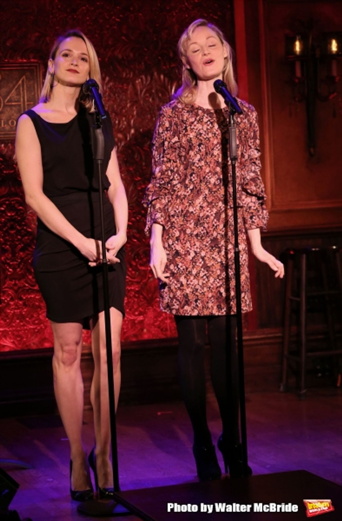 Emily Padgett and Erin Davie  at 