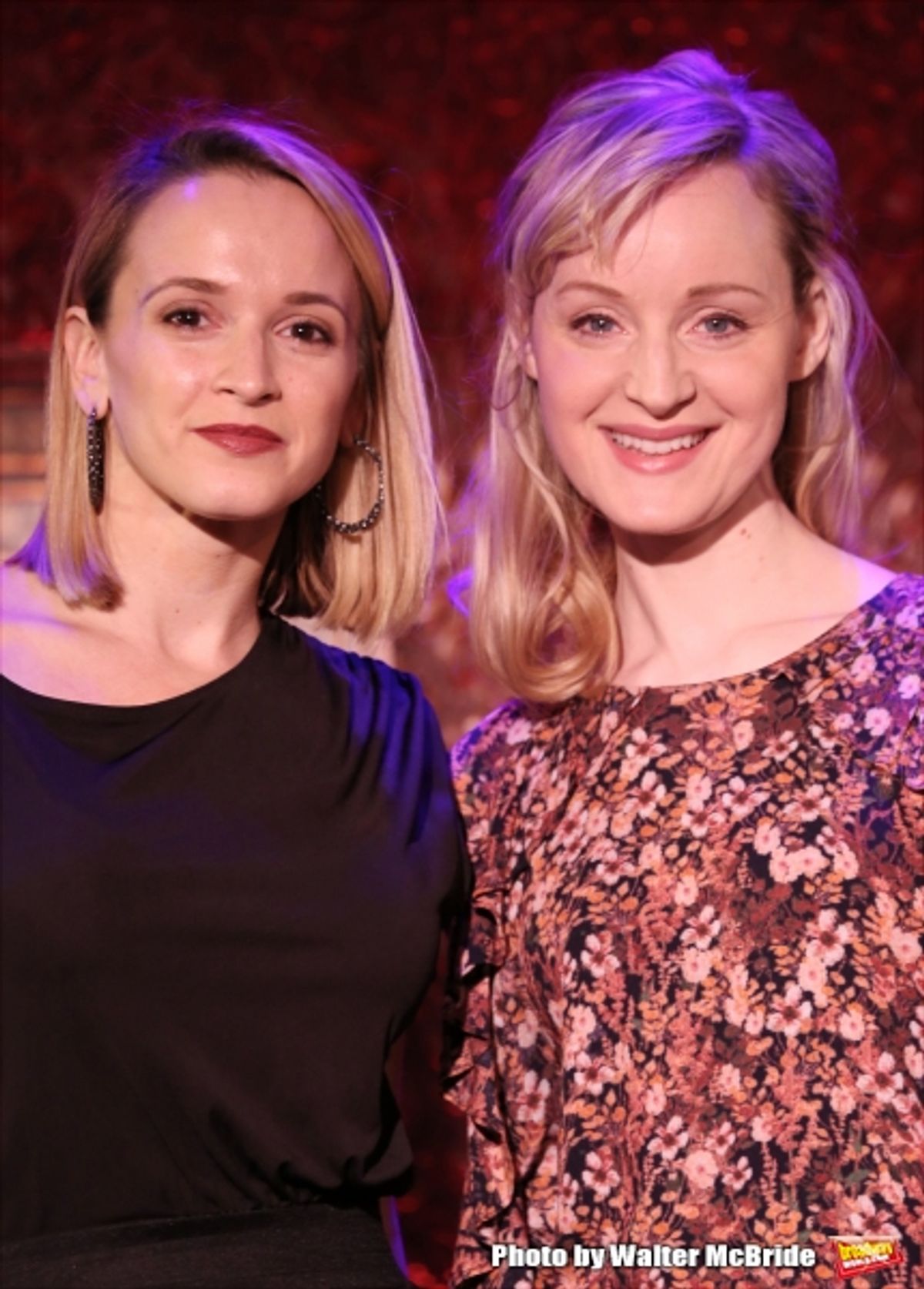 Emily Padgett and Erin Davie at 