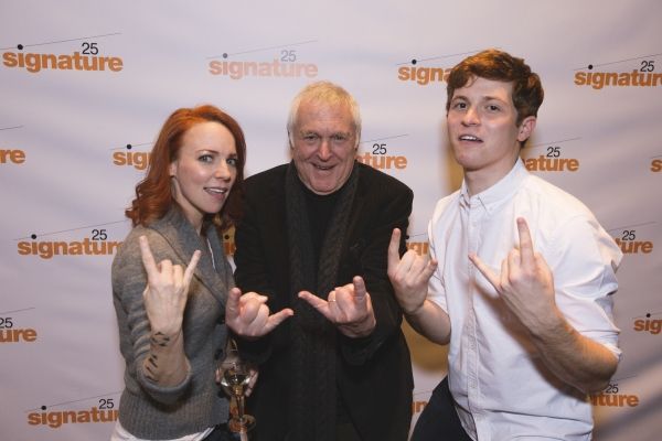 Sarah Litzsinger, John Kander and Jake Winn Photo