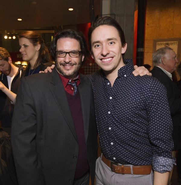 Signature Theatre Resident Director of New Work Joe Calarco and Associate Artistic Di Photo
