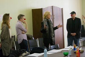 First rehearsal of THE 39 STEPS off-Broadway Photo