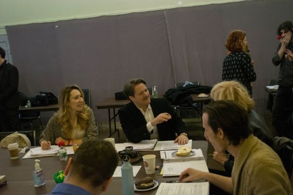 First rehearsal of THE 39 STEPS off-Broadway Photo