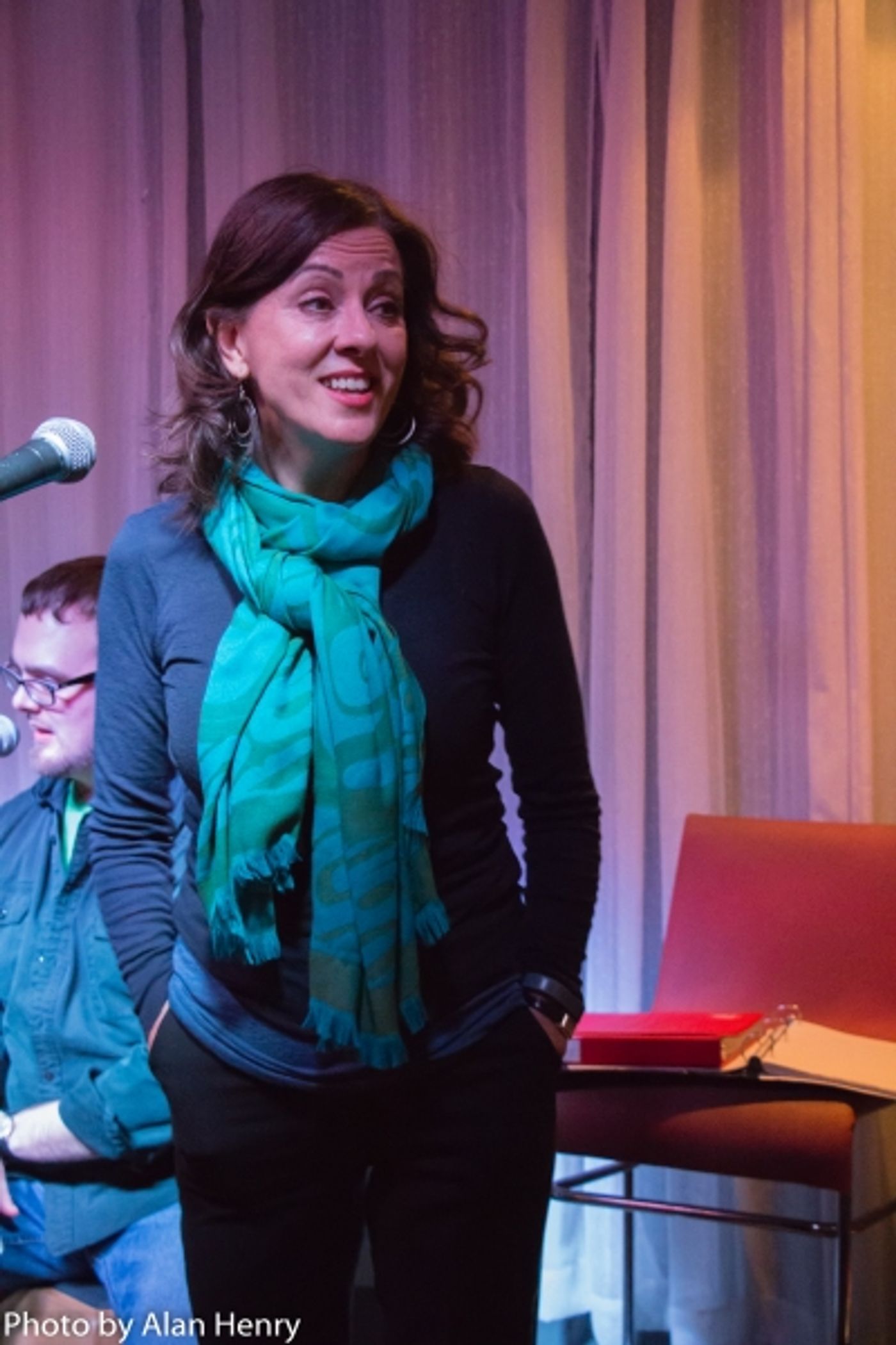 Photo Flash: Rebecca Caine Visits SINGULAR SENSATION Photo Flash: Rebecca Caine Visits SINGULAR SENSATION Image