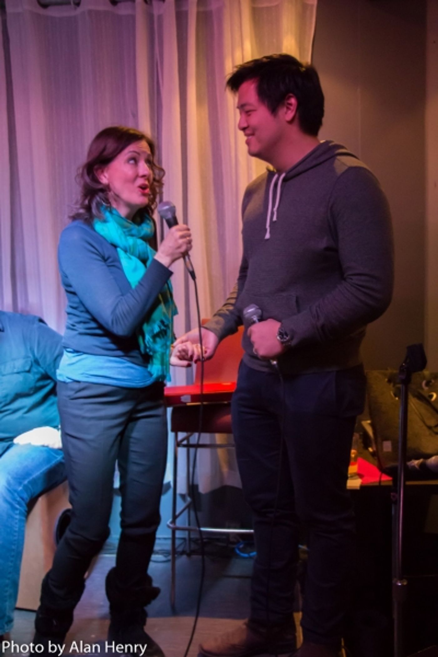 Photo Flash: Rebecca Caine Visits SINGULAR SENSATION Photo Flash: Rebecca Caine Visits SINGULAR SENSATION Image