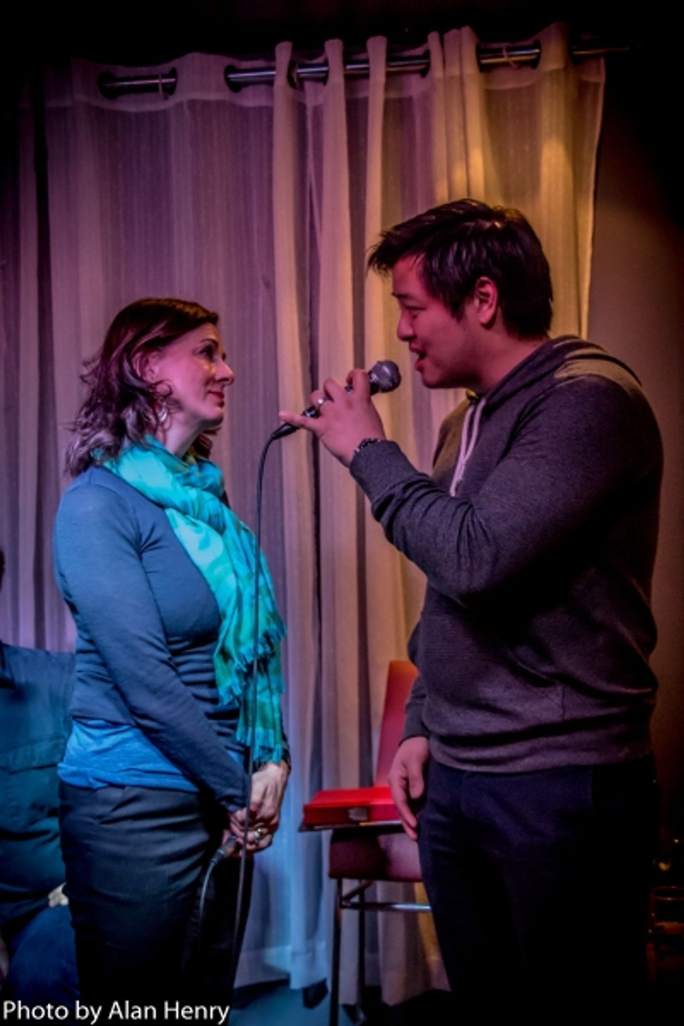 Photo Flash: Rebecca Caine Visits SINGULAR SENSATION Photo Flash: Rebecca Caine Visits SINGULAR SENSATION Image