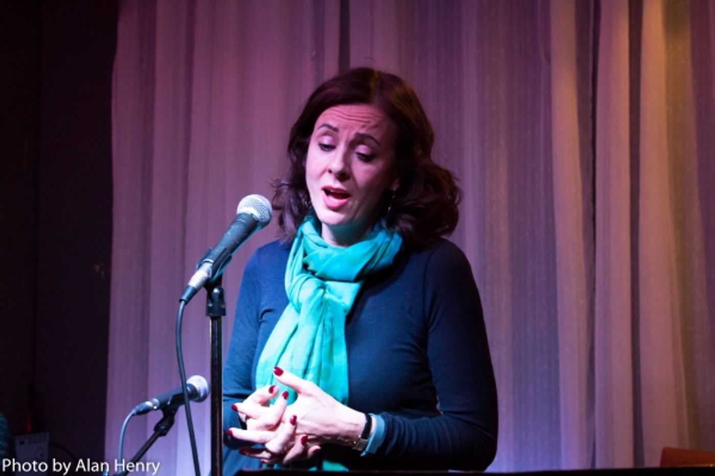 Photo Flash: Rebecca Caine Visits SINGULAR SENSATION Photo Flash: Rebecca Caine Visits SINGULAR SENSATION Image