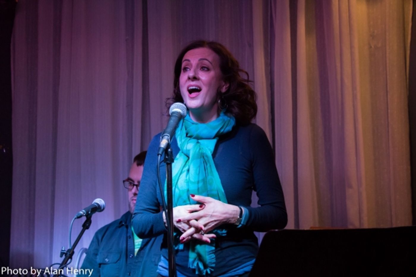 Photo Flash: Rebecca Caine Visits SINGULAR SENSATION Photo Flash: Rebecca Caine Visits SINGULAR SENSATION Image