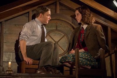 Antonio Zhiurinskas (Peter van Daan) and Sophie Thatcher (Anne Frank) Photo