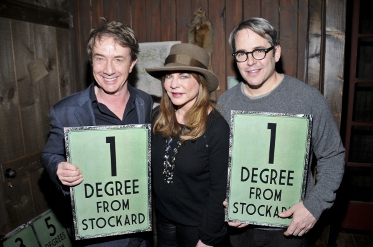 Martin Short, Stockard Channing, Matthew Broderick at 