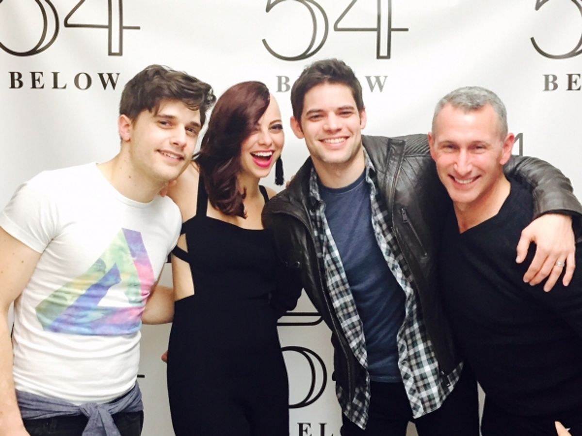 Andy Mientus, Krysta Rodriguez, Jeremy Jordan at 