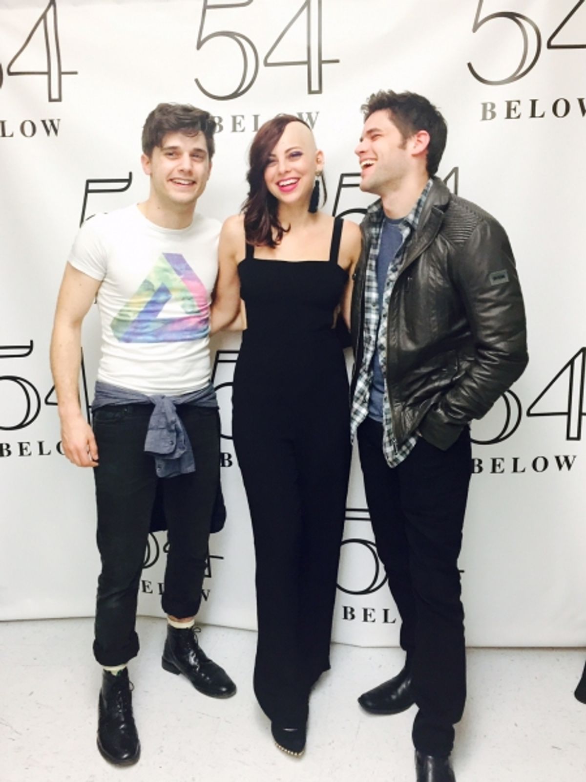 Andy Mientus, Krysta Rodriguez, Jeremy Jordan at 