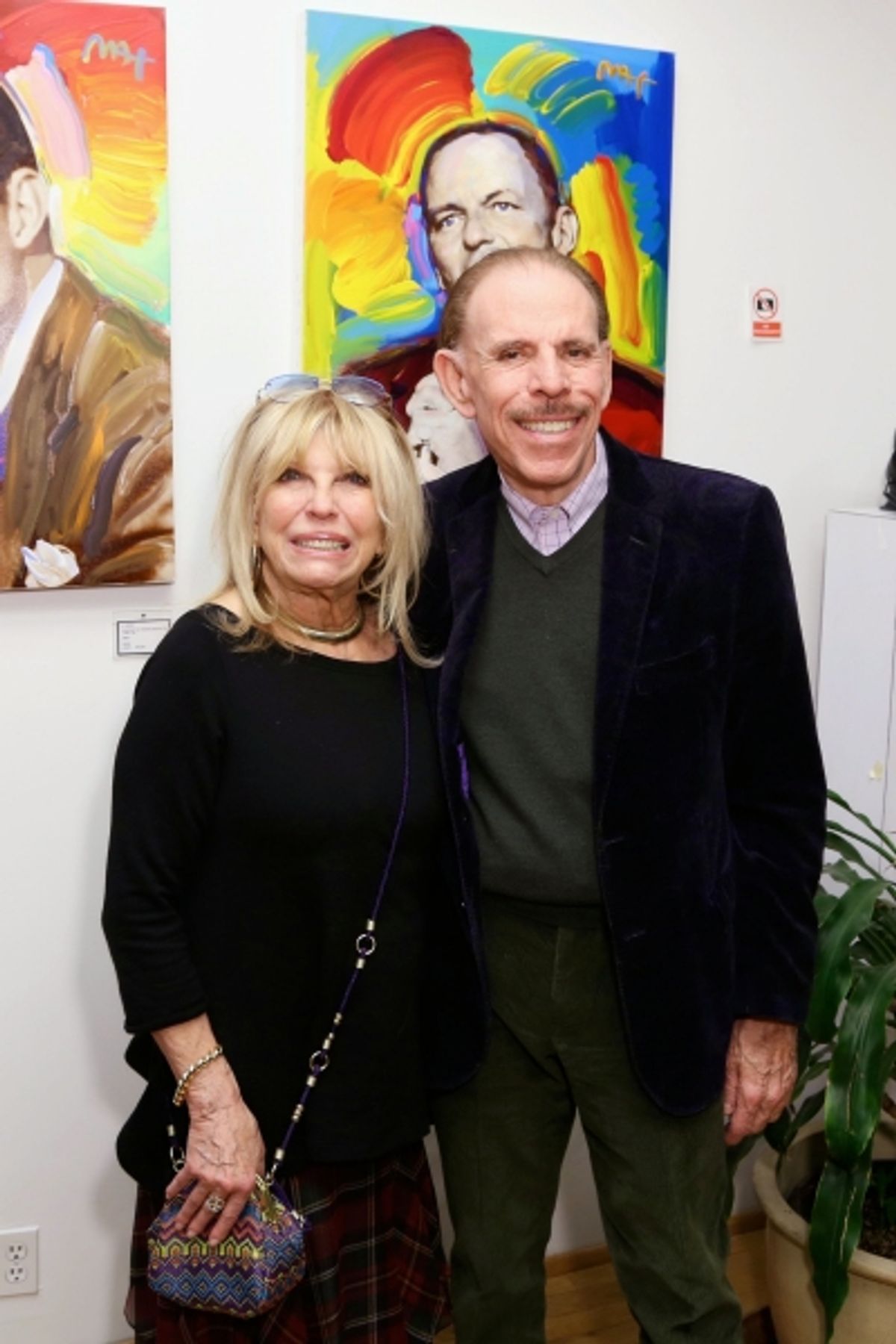 Nancy Sinatra, Peter Max at 